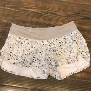 Size 6 confetti lululemon speed up shorts
